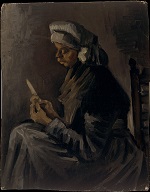 Peasant Woman, Peeling Potatoes